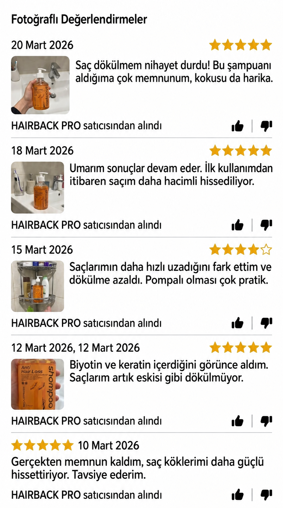 Hairback Pro - Fotoğraflı Değerlendirmeler